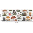 thumbnail image 7 of Brown Mushroom Bug White Pattern Kitchen Rug Mat,Kitchen Runner Rugs Non Skid Washable,Decorative Kitchen Floor Mats for Kitchen,Sink,Laundry,17"x47.2", 7 of 7