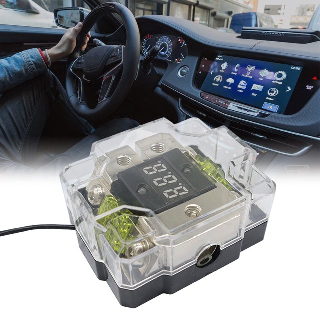 Ruiboury 1/2/3/5 Car Audio Fuse Holder - Fuse Protection Easy Installation Durable Safe Products Fuse Block 1PCS