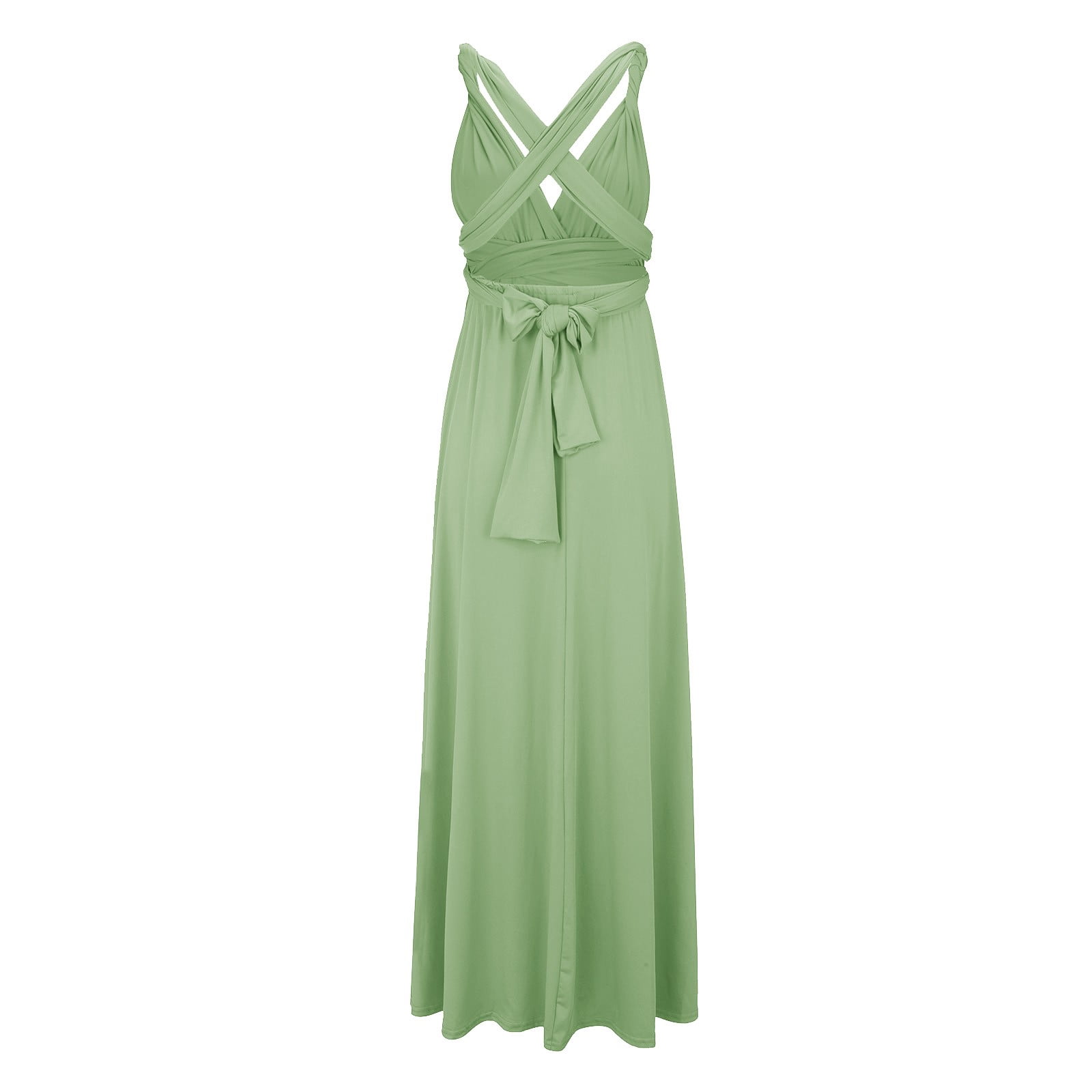 green emerald velvet dress Infinity dress | Bridesmaids dress | Bridesmaids jumpsuit | Silk sage green  dress | Wedding guest dress | Multiway dress main image 1