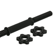 CAP Barbell Standard 14 Dumbbell Handle with Spinlock Collars, Single, Black