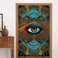 thumbnail image 4 of XMXT Japanese Noren Doorway Room Divider Curtain,Persian Eye Print Restaurant Closet Door Entrance Kitchen Curtains, 34 x 56 inches, 4 of 7