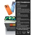 thumbnail image 4 of NSKBBM-USB C Headphone Type C Earphone Magnetic Wired Earbuds for iPhone 17 Pro Max 16 16e 15 17e for Samsung S26 S25 FE S24 A36 S23 for iPad A16 Pixel 10a 10 9 Noise Canceling in-Ear Headset with Mi, 4 of 4
