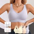 thumbnail image 5 of Endives Jelly Bra for Women Wireless Full Coverage Support Bra Back Hook Closure Soft Everyday Sleep Bra for Large Bust XL, 5 of 7
