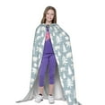 thumbnail image 4 of Honeii Polar Bears And Snowy Winter Print Poncho Cape, Cloak Coat, Snuggly Hooded Wearable Blanket, Hooded Cape For Teenagers,Halloween Costumes-Small, 4 of 7