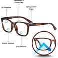thumbnail image 4 of Readerest Blue Light Blocking Reading Glasses Bourbon Tortoise 125, 4 of 6