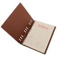 thumbnail image 1 of Nestingho Cuaderno De Cuero Marrón Resistente Con Anillas Para Diario Personal Y Planificación En Casa Y Trabajo, 1 of 6