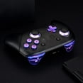 thumbnail image 3 of eXtremeRate Multi-Colors Luminated DTFS LED Kit V2, Thumbsticks Dpad ABXY ZR ZL L R Buttons Chameleon Purple Blue Classical Symbols Keys for Nintendo Switch Pro Controller - Controller NOT Included, 3 of 8