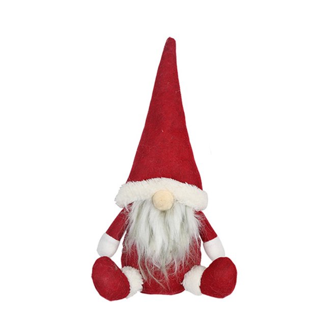 Muñeca navideña sin rostro de Papá Noel, muñeca decorativa navideña, decoración del hogar