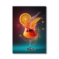 thumbnail image 1 of Retro Cocktail Explosion Canvas Painting, Whiskey, Iced Juice, Ice Tea Drinks, Posters Prints,Club, Restaurant, Bar, Home Decor50 x 70 cm (without frame),R, 1 of 7