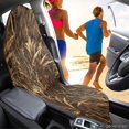 thumbnail image 2 of KUIFORTI Brown Camo Car Seat Cover Protector Front Seats Car Sport Towel Seat Cushion Elastic for Gym,Workout,Beach,Hiking,Running Swimming, 2 of 7