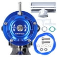thumbnail image 1 of BR Válvula de descarga turbo de palanquilla de aluminio Tipo de tubo de brida de 2,5 pulgadas RS Universal SDDBOVGRSBL FPG250 (azul), 1 of 10