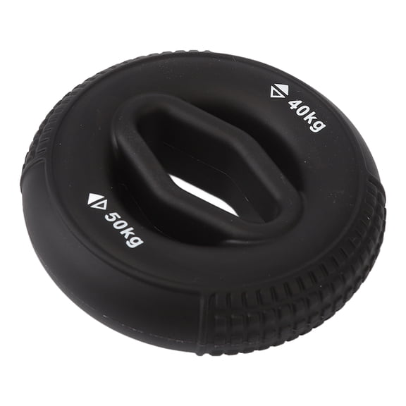Suodoka Hand Grip Strengthener Coffee Black 88.2-110.2 lbs / 40-50 KG Anti Slip Silicone Grip Trainer Ring for Finger and Forearm Stress Relief Workout