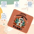 thumbnail image 3 of Thanksgiving Square 8.3x9.8 Inch Non-Slip Rubber Bottom Printed Mousepad Desk Mat Gaming Mousepad for Office and Gaming, 3 of 6