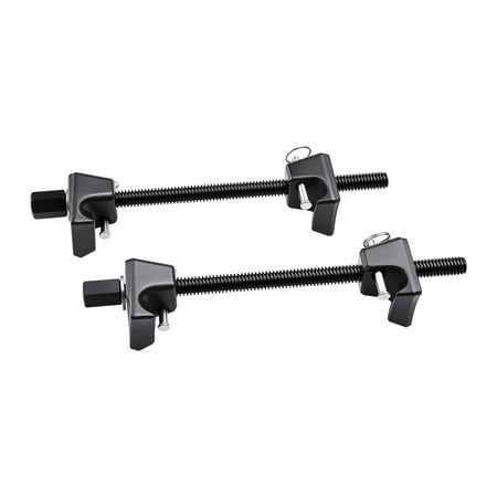 KFFKFF Strut Spring Compressor, Set of 2, Durable Coil Spring Tool with 10.4-Inch (256 mm) Range, Compatible with 0.86-Inch (22 mm) Hex Sockets, Suitable for Cars, Trucks, and Motorcycles, Black