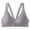 Purple, variant on Womens Bras Plus Size Racerback Front Closure Underwire Full Coverage Bra Push Up Bras for Women