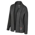 thumbnail image 2 of Women's Colosseum  Charcoal NC State Wolfpack-Dash Cardigan, 2 of 3