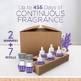 thumbnail image 3 of Air Wick Scented Oil Air Freshener Kit, Vanilla & Pink Papaya 2 Warmers +7 Refills, 3 of 7