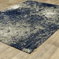 thumbnail image 2 of Oriental Weavers Aspen Shag Area Rug - 2060L - 7'10" x 10'10" - in Blue/ Gray - Plush Soft Shag, Modern Style, Stain Resistant, Cushion Feel, Dining, Living Room Rug, 2 of 8