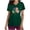 Army Green#5, variant on Tnhcen Women's St. Patrick's Day Nurse Scrub Top, Loose Fit V-Neck Printed Healthcare Work Shirt, Shamrock Print Pocket Tee for Women, Sizes S-5XL