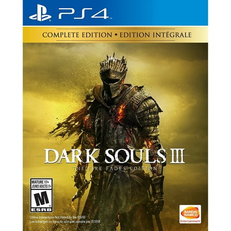 Dark Souls 3 Fire Fades Ed, Bandai/Namco, PlayStation 4, (Dark Souls Best Game)