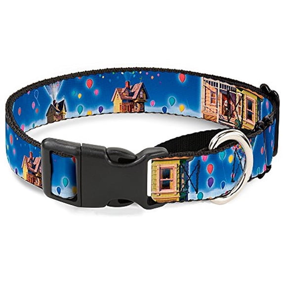 Buckle-Down Up Carl On Porch Flying House Balloons Disney Martingale Plastic Clip Collar