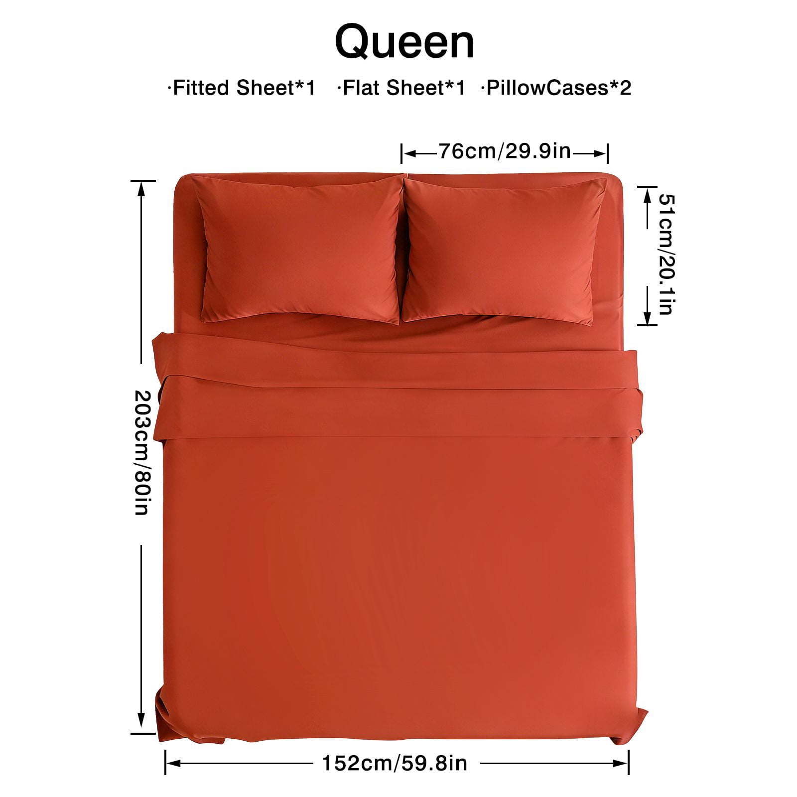 4Pcs Ultra-Soft 85g Sheet and Pillowcase Set, Soft Solid Color, Machine Washable, Suitable For All Seasons, Christmas Comfortable Bedding Set, Available For Single, Double, King, and Queen Beds