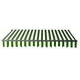 thumbnail image 6 of ALEKO 20' x 10' Green White Stripes Retractable Motorized Patio Awning Sunshade, 6 of 7