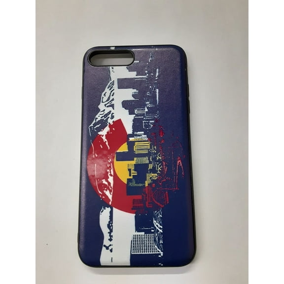 GSA Colorado Flag Denver Skyline Candy Case For iPhone 8 Plus, Plus, 6S Plus (5.5")
