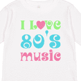 thumbnail image 4 of Inktastic I Love 80's Music Boys or Girls Long Sleeve Toddler T-Shirt, 4 of 5