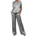 thumbnail image 1 of Sudadera con capucha para mujer, chándal de manga larga, pantalones de chándal a juego, conjunto de chándal de 2 piezas, 1 of 8