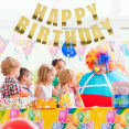 thumbnail image 3 of Pancarta de feliz cumpleaños, guirnalda de banderines colgantes, decoraciones para fiestas, suministros de decoración para fiestas de cumpleaños Vhermosa, 3 of 5
