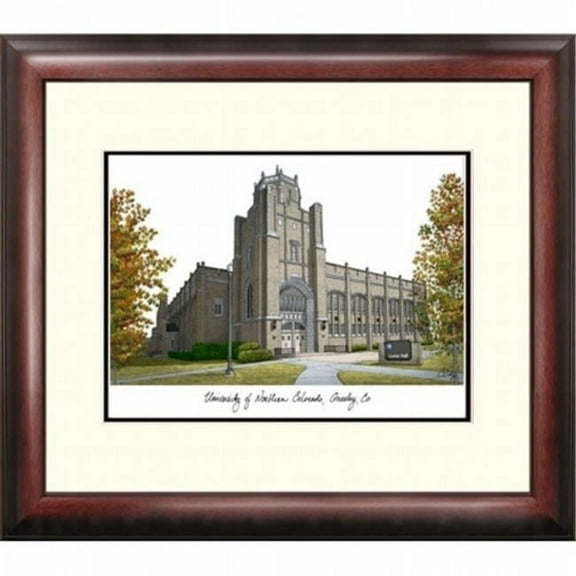 Campusimages CO996LR University of Northern Colorado Legacy Alumnus Framed Lithograph