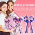 thumbnail image 2 of Independence Day Bows 4th of July Bows Red White Blue Stars and Stripes Burlap Bows American Flag Patriotic Bows for Indoor Outdoor Independence Day Party Decoration Supplies,19.7 in, 2 of 7