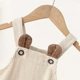 thumbnail image 4 of CAIVO Kids Autumn Corduroy Baby Overalls For Boys Cute Toddler Suspenders Romper With Adjustable Straps Comfortable Soft Soft Onesie, 4 of 6