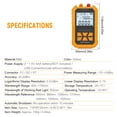 thumbnail image 2 of Handheld Optical Power Meter With 5Km Red Light -70~+3Dbm Mini Optical Power Tester Network Cable Tester Portable Digital Light Power Meter With 7 Optional Optic Wavelength, 2 of 7