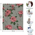 thumbnail image 4 of Pioneer Flower Blanket,Comfortable Soft Flannel Throw Blanket,All Season,Warm Lightweight Blankets for Sofa Bed Couch Living Room Chair,30"x40"(80x100cm), 4 of 4