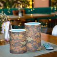 thumbnail image 3 of Yayeee Flameless Candles with Remote Flickering Battery Operated Multi Color Changing, Fall Pattern, 3 of 7