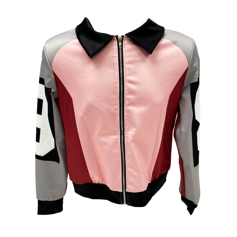 Ball Women's Pink Bomber Jacket, 90s Hip Hop Fashion, Salt N