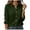 Green, variant on vigerkar Womens Dressy Button Down Shirts Work Long Sleeve Blouses Casual Lapel Loose Fit Trendy Tops (Pink, L)