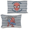 thumbnail image 4 of Marvel Spider-Man Striped 2-Piece Reversible Comforter and Pillowcase Set, Twin/Full, 4 of 9