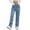 Aquamarine, variant on Zoeecloth Women's High Pants Waisted Wide Leg Casual Pants Solid Color Sweatpants Baggy Casual Work Pants with 4 Pockets S-XXL