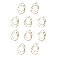 thumbnail image 2 of Pendientes Minnieouse 1 par de aro grande para mujer Tipo 4 Color acero dorado, 2 of 6