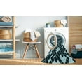 thumbnail image 2 of Ahgly Company Machine Washable Indoor Square Transitional Tiffany Blue Area Rugs, 3' Square, 2 of 7
