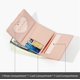 thumbnail image 3 of Cartoon Fruit Tri-fold Pu Wallet Multi-card Slot Small Purse For Gift (pink), 3 of 4