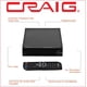 thumbnail image 2 of Reproductor de DVD/CD Craig CVD512a DVD-R/RW, JPEG, CD-R/RW con mando a distancia, 2 of 2