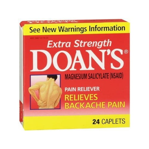 Doans Extra Strength Pain Reliever Caplets - 24 Ea - Walmart.com