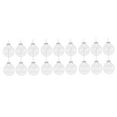 thumbnail image 4 of Masteelf 18 pcs Clear Fillable Balls Ornament 8cm Diy Plastic Christmas Ornaments Balls Hanging Flat Sphere Bulbs Pendant Xmas Baubles For Halloween Christmas Party Transparent, 4 of 8