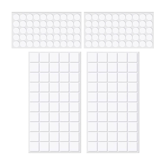 Phenofice 200pcs Double Sided Tape for Crafts Transparent for General Users Polyester Waterproof Wedding Car Dressing