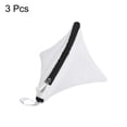 thumbnail image 3 of Uxcell 3Pack 5.5x5.5Inch Triangle Mesh Laundry Bags Mini Washing Bag for Socks, Black Zipper, 3 of 6