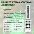 thumbnail image 2 of Fairy Lights SINAMER Green, funciona con baterías de 7 pies y 20 LED con control remoto, 2 of 6
